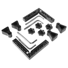 WEN 4.5-Inch 90-Degree Precision Positioning Squares and Setup Blocks with Laser-Etched Scales (ME900L)