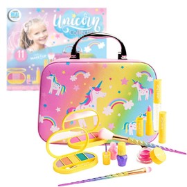 Make it Up Unicorn Collection - Washable - Non Toxic - Safe Makeup Set for Children