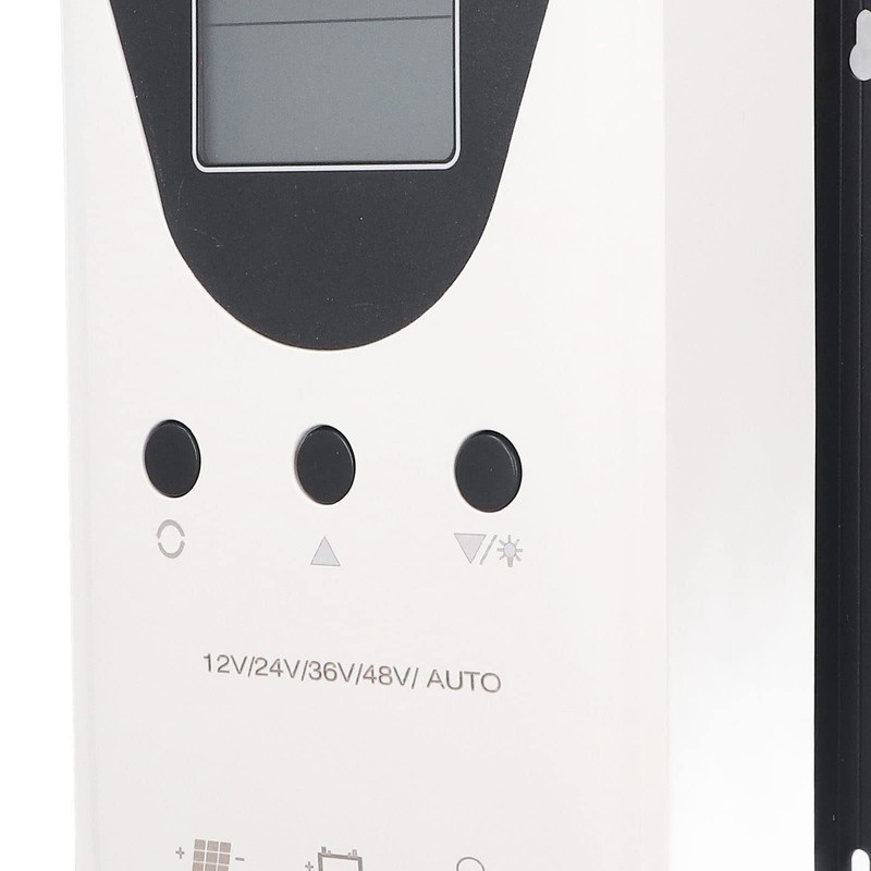 PWM Solar Controller, LCD Display Automatic Detection DC 12V/24V/36V/48V Solar