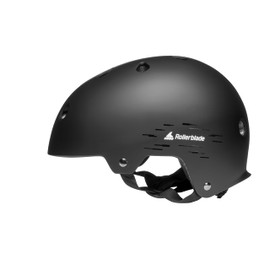 Rollerblade Downtown Helmet (CE), Inline Skate Helmet for Girls and Boys, Protective Equipment for Inline Skates, Skateboard, Scooter & Bike, Unisex, Black, S (48-54)