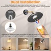 2Packs E12 Rechargeable Light Bulbs with Remote Control, 5W 350lm