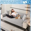 OTOB Cooling Dog Couch Cover Ice Silk Fiber, Washable &