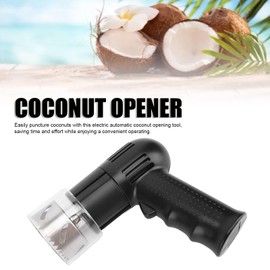 Zunate Electric Coconut Opener Tool, Automatic Coconut Opener Machine, Cordless Coconut Opening Machine, Portable Coconut Shell Opener, Coconut Shredder Tool Coconut Hole Puncher