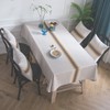 Bringsine Vinyl Rectangle/Oblong Tablecloth PVC Table Cover Oil-Proof/Waterproof Kitchen Dining