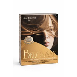 Tinte para Cabello Henna BELGASAN Cubre Canas Natural Larga Duración (Café Especial H4)