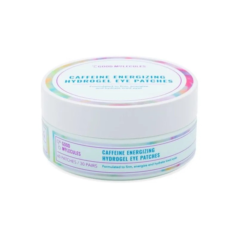 Parches Hidrogel Cafeína Good Molecules Contorno Ojos Energizantes