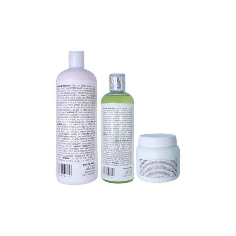Kit Tailandesa Silver 1l, Sellador 300ml, Shampoo Lp 500ml