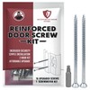 Reinforced Door Screw Kit for Strike Plates, Deadbolt Plates, and