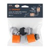 Truper CLICK-SET, Juego de 2 conectores rápidos, 3/4"