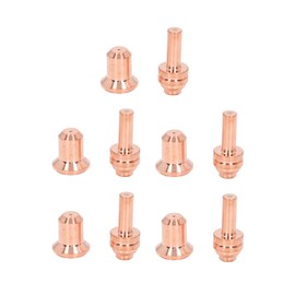 10Pcs Nozzle Electrode Kit Brass 176655 Electrode 176656 Nozzle Tip Consumables for WSP‑20027 WSP‑20028