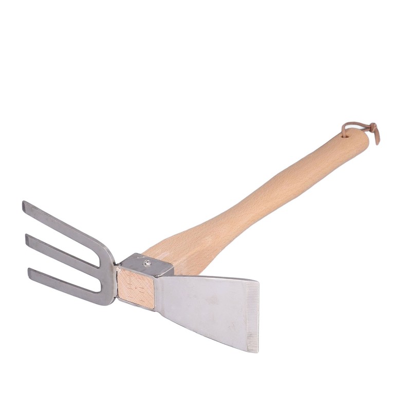 Hoe Rake Hand Tool Simple Practical Fine Workmanship Beech Handle