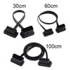 Keenso 16 Pin Stecker auf Buchse OBD2 Kabel, Diagnostic 16