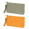Small Makeup Bag for Purse PU Leather Mini Cosmetic Bags