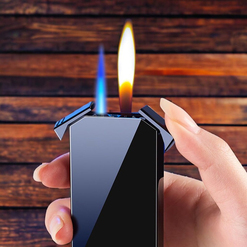 Butane Torch Lighter, Fun Dual Flame Lighter, Cool Jet Torch