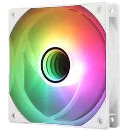TR TL-C12W-S V3 120 mm ARGB CPU Fan with 1500RPM Speed, White PC Case Fan, PWM 4-Pin Quiet Fan, for S-FDB Bearing CPU Cooler