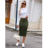 Zeagoo Women's Fall Skirts for Women 2025 Knitted Midi Skirt