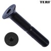 TERF® M8 X 100mm Hex Socket Countersunk Black Machine Screw