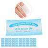50pcs Disposable Finger Teeth Wipes Travel Portable Cleaning Dirt Removal