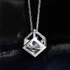 Bling Diamond Cube Car Rear View Mirror Charms, Crystal Rhinestone