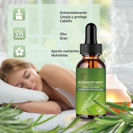 Aceite Esencial Romero: Aceite de Romero para el Cabello-2PCS 60ml Hair Rosemary Oil,Esencial para Cuidado de la piel Crecimiento del Cabello de Aromaterapia Rosemary Oil