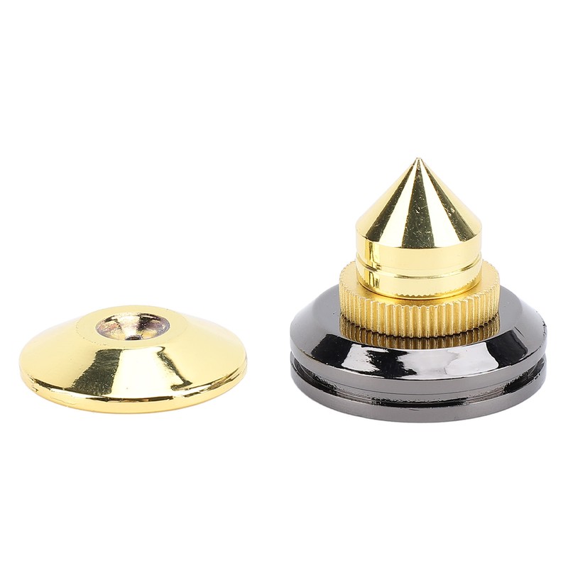 Speaker Spike Pad Kit Wide Application Shock Absorbing Zinc Alloy