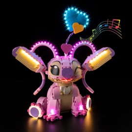 Nitemode LED Light Kit Compatible with Leg0 43257, Upgraded Angel Models Set Lighting Accessories,No Model(Sound Version)