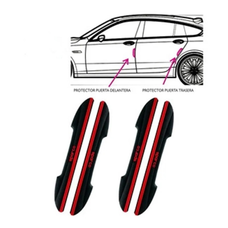 Protector De Puerta De Silicon 4pzas Nissan