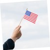 FUNOMOCYA American Flag Stick 40 Mini Flags Handheld for 4th