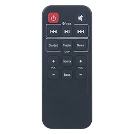 PERFASCIN RMT-HSB318 Replace Remote Control Fit for Insignia NS-HSB318 NSHSB318 RMTHSB318 2.0 Soundbar