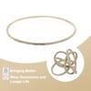 sourcing map 3LK340 Cord Belt Grey, 3/8" x 34" Lawn