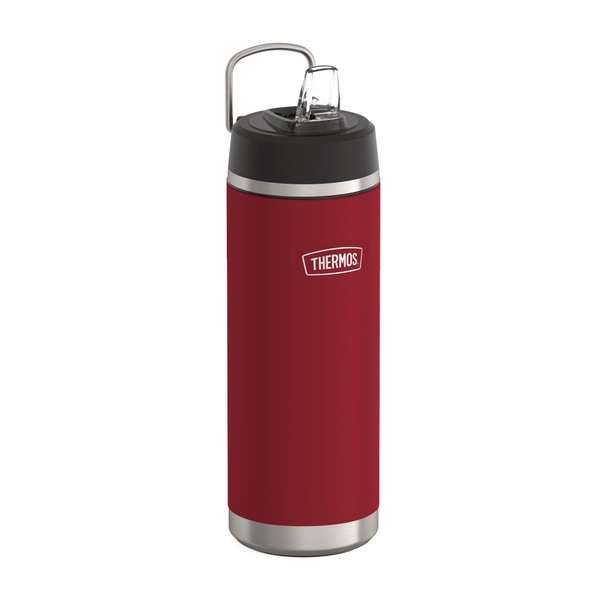 Thermos ICON Insulated Drinking Bottle with Straw, 0.71 L, Berry