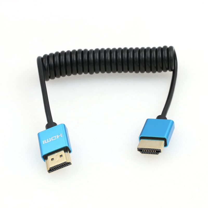 DRRI 8K HDMI to HDMI 2.1 Ultra High-Speed Braided Coiled