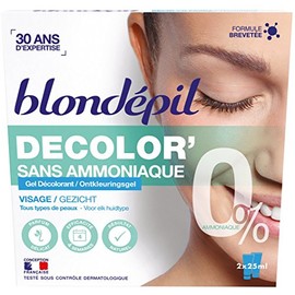 Blondepil Gel Colour Remover Without Ammonia for Face (2 x 25 ml)