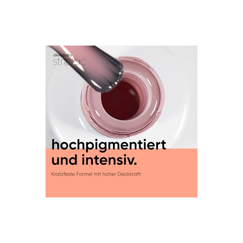 alessandro Striplac UV Nail Polish French Rosé - Opaque &