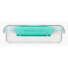 Sistema To Go Sandwich Box, 450mL - Clear/Pink