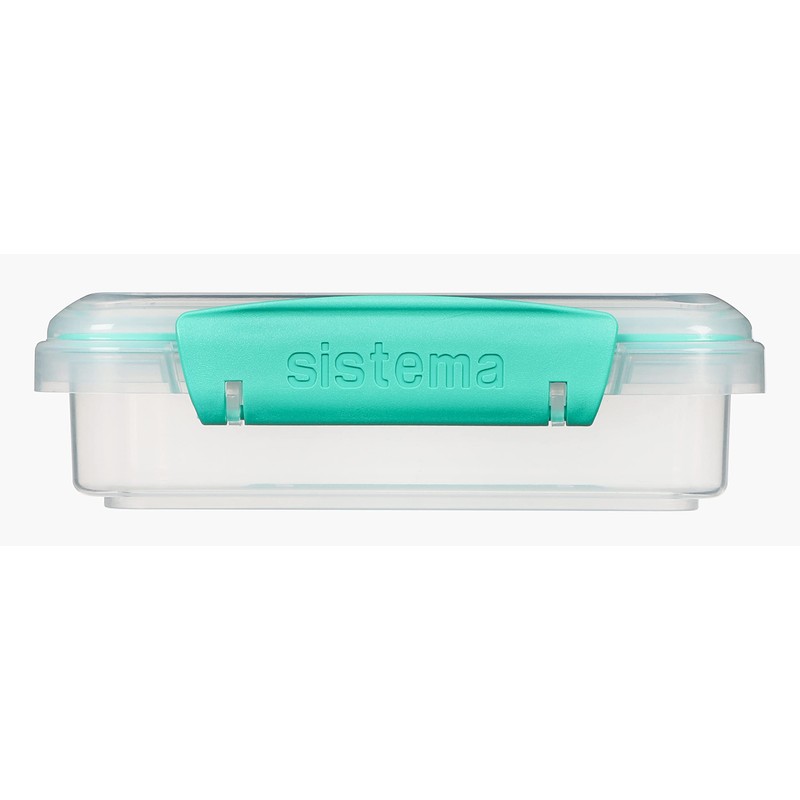 Sistema To Go Sandwich Box, 450mL - Clear/Pink