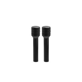 X AUTOHAUX 2pcs Car Door Lock Knob Interior Door Lock Knob Aluminum Alloy Black