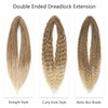 Samtress 24 Inch Double Ended Dreadlock Extensions Black Hippie Dreads