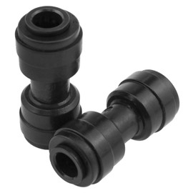 FINBe 1/4inch Drip Coupling Connector 1/4 inch Drip Accessories Push-in Connection Accessories For Drip Irrigation Of Leak-free accessories For Sprinklers Or Drip Systems 10PCS