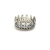 Genuine sterling silver ring band Crown solid hallmarked 925 R001935