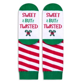 Candy Cane Socks Kids Boys Girls - Candy Cane Stockings Socks, Kids Christmas Gifts Socks 2-3 Years Old