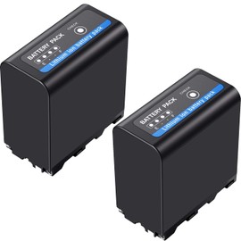 BM Premium 2 Pack of BP-A60 Batteries for Canon EOS C70, EOS C200, C200B, C220B, EOS C300 Mark II, C300 Mark III, EOS C500 Mark II, XF605, XF705 Cameras