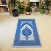bazachi Mihrab Taffeta Ottoman Prayer Mat/Rug - Made In Turkey