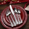 KEAWELL Pearl Edge Premium 20-Piece Refined Bead Silverware Set, 18/10