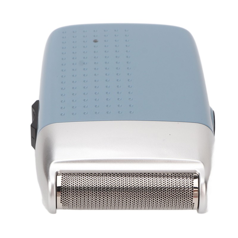 Rechargeable Beard Trimmer Blue USB Waterproof Portable Electric Hair Clipper