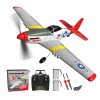 VOLANTEX USA 2.4G 4CH P51 Mustang Aerobatic Stunt RC Airplane