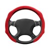 MUQIDA Car Steering Wheel Cover, 15 Inch Anti-Slip Suede Steering