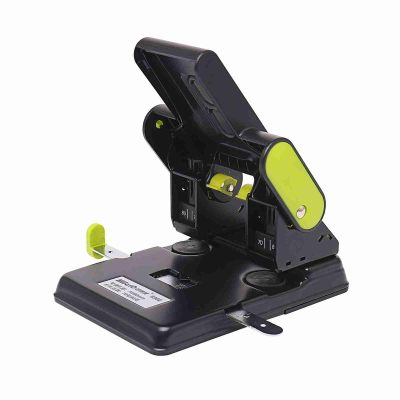 Hole Puncher Adjustable Spacing Metal Structure Double Hole Punch for