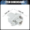 INFINAUTO License Plate Tag Light Socket Lamp Connector Housing No.34102SWAA01/34102-SWA-A01