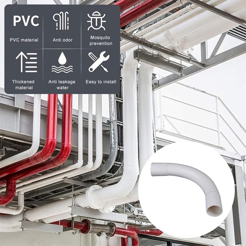 JINJUMEI Pack of 16 Pipe Elbow M20 PVC Pipe Elbow